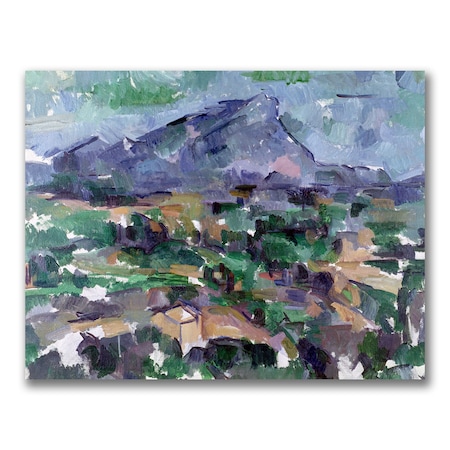 Paul Cezanne 'Montagne Saint-Victoire' Canvas Art,35x47